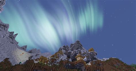 Aurora borealis minecraft texture pack 2048x Minecraft 1